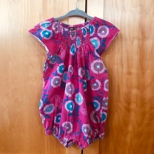Tea Collection bubble romper 18-24 mo